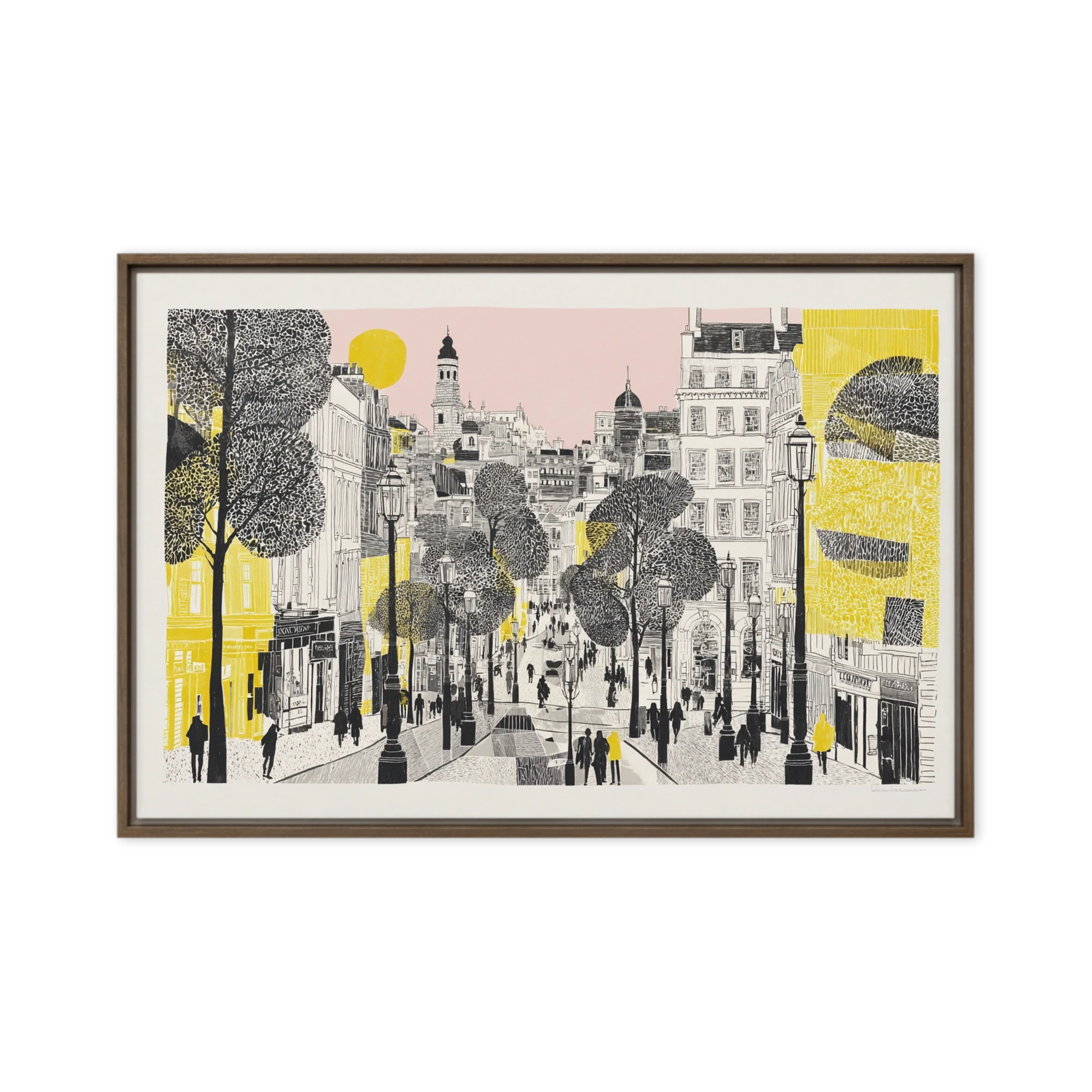 Yellow Sun Streetscape