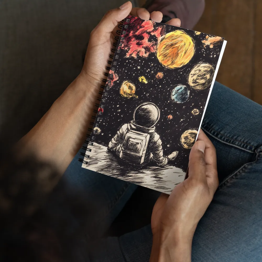Cosmic Contemplation 
 Spiral Notebook | 140 pages