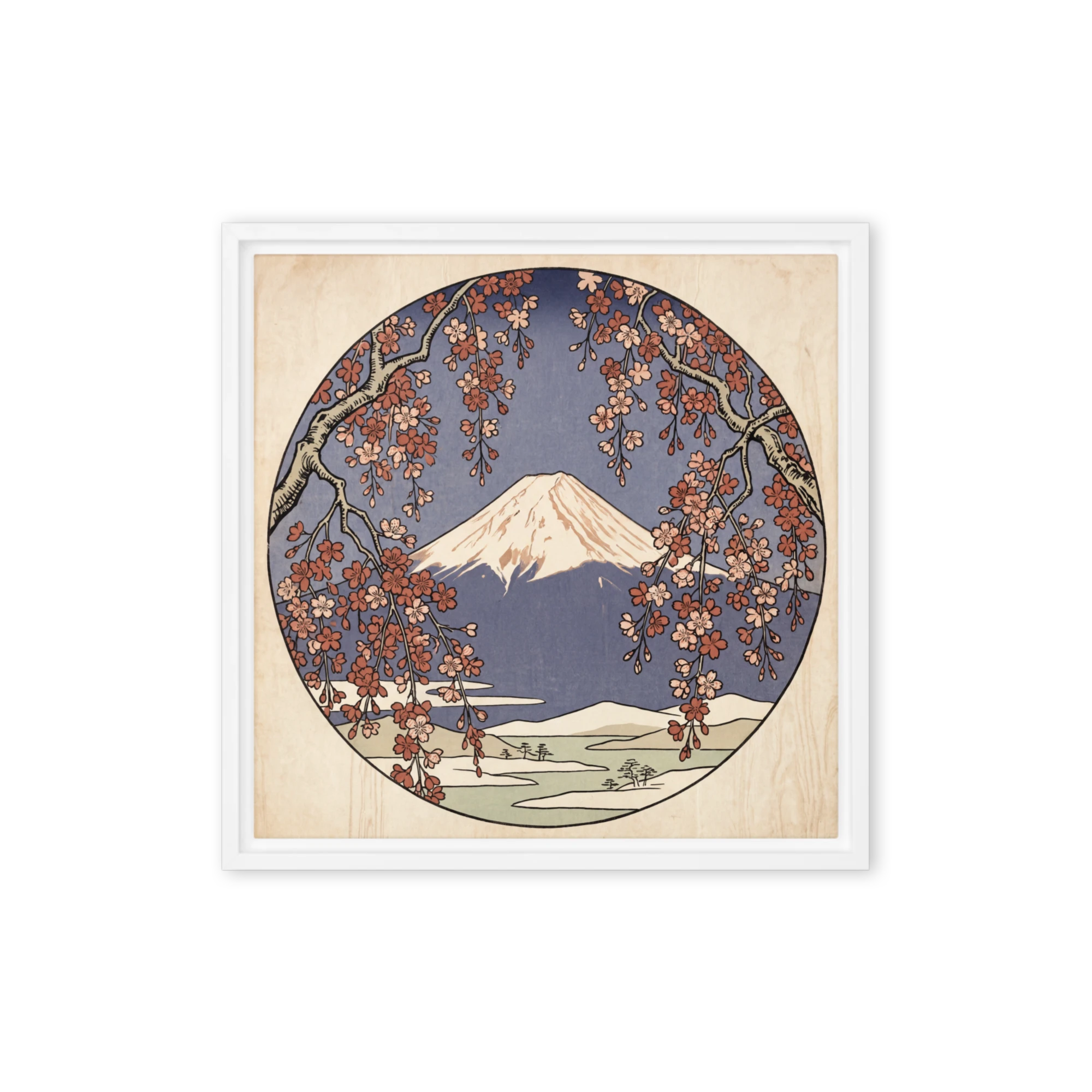 Mount Fuji Cherry Blossoms | Art Print