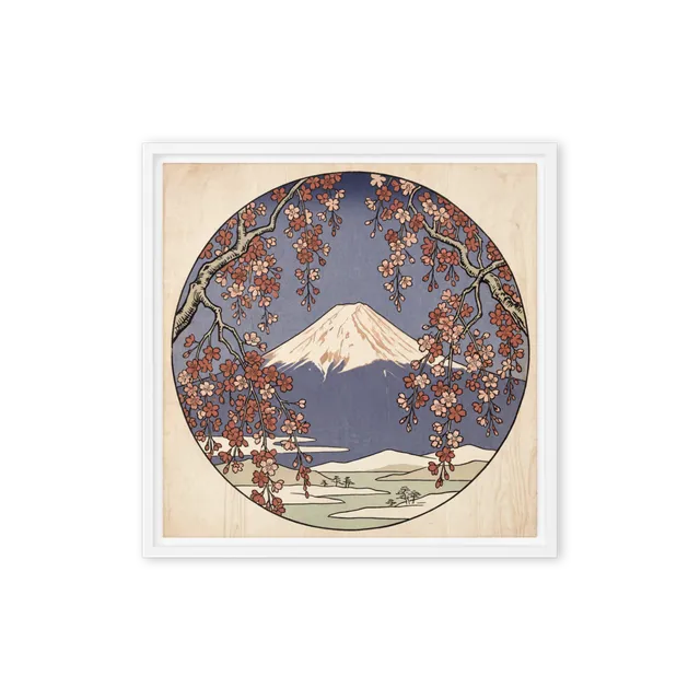 Mount Fuji Cherry Blossoms | Art Print