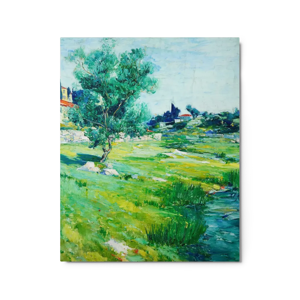 Verdant Riverside Impressions | Art Print