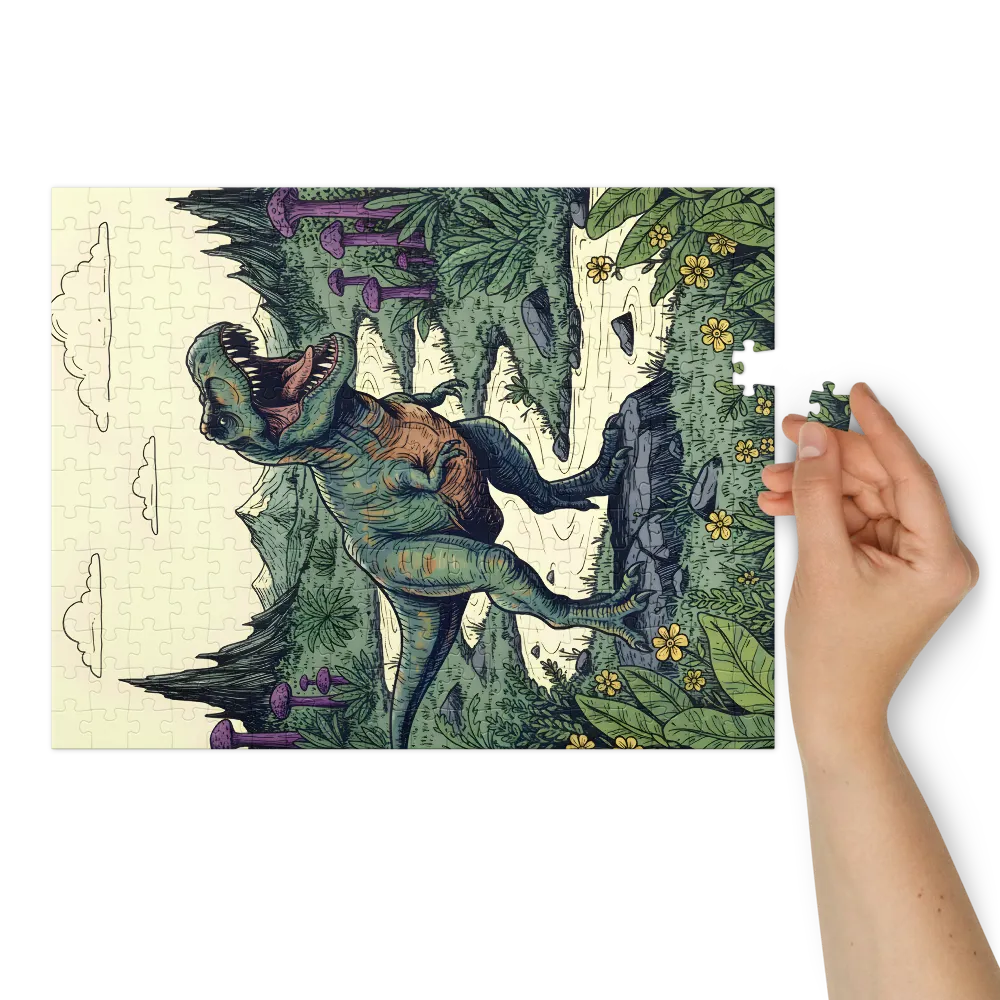 Roaring Tyrannosaurus | Jigsaw Puzzles