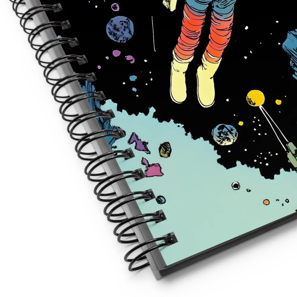 Cosmic Drift 
 Spiral Notebook | 140 pages