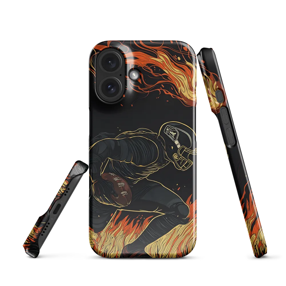 Fiery Football Run 
 iPhone 14 Pro Max | MagSafe® Tough Case
