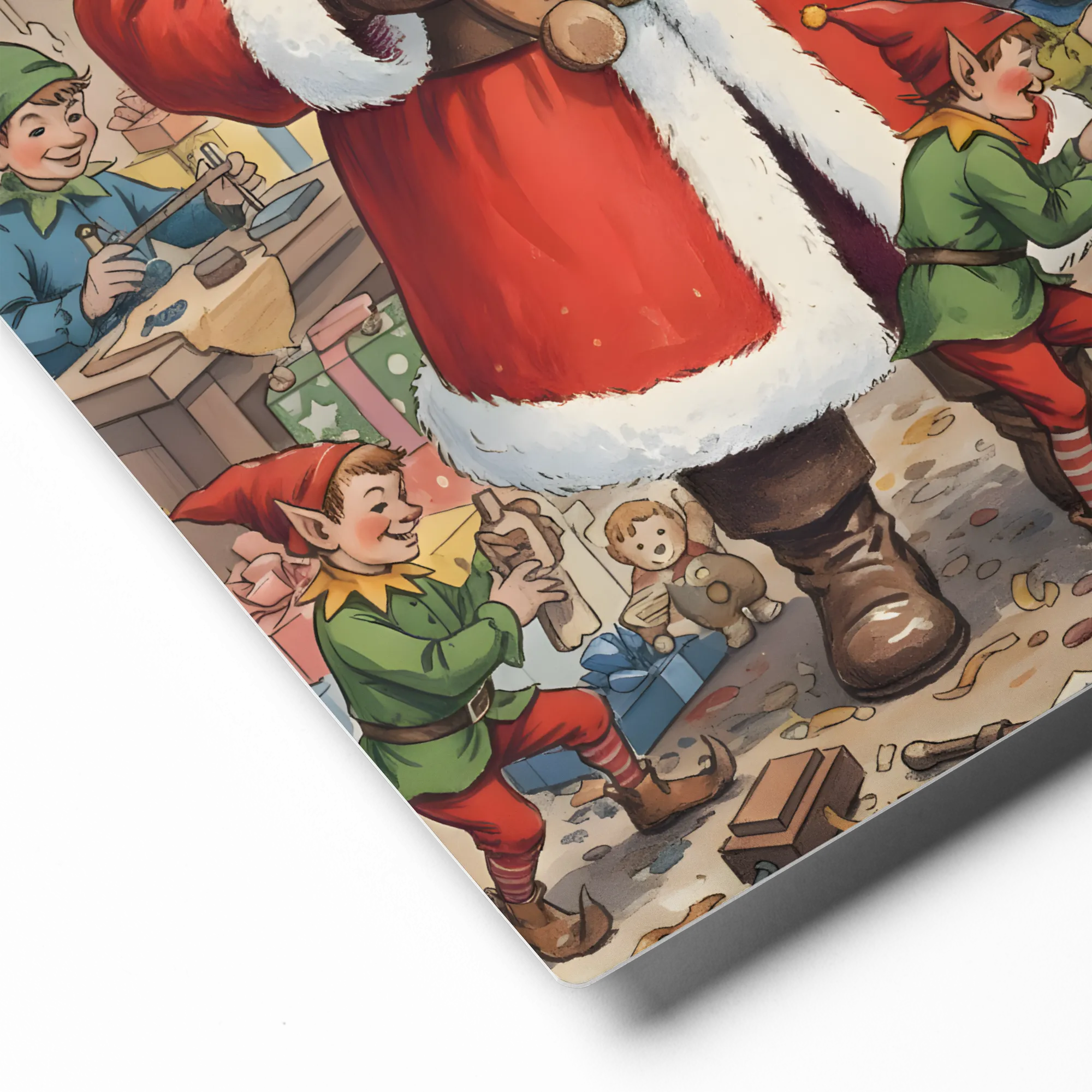 Santa's Holiday Workshop 
 Canvas | 20″x 30″