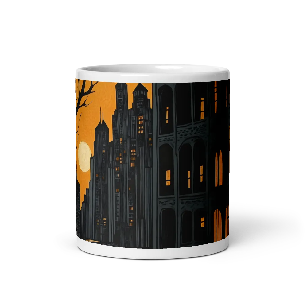 Eerie Cityscape: A Haunting Reflection