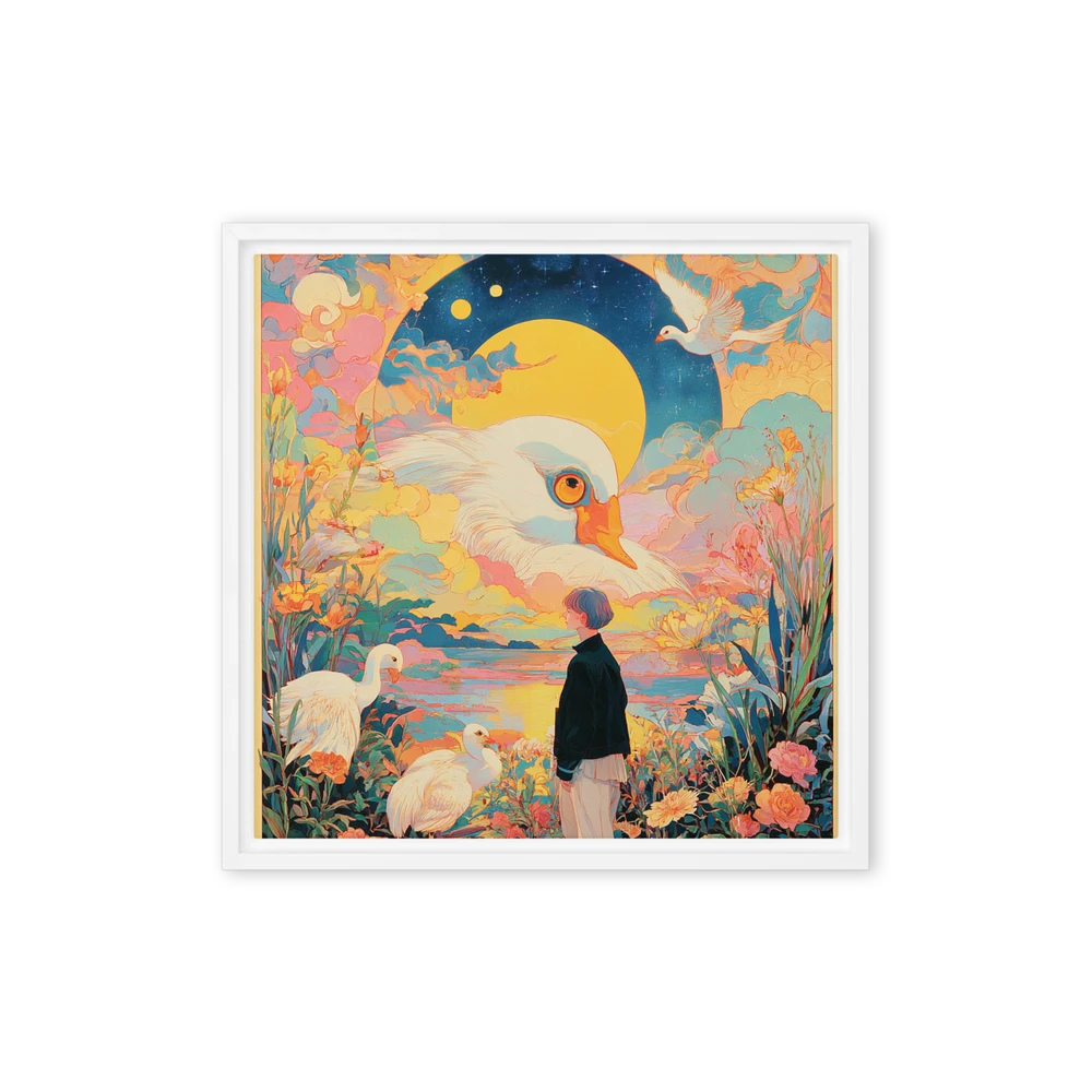 Whispers of the Celestial Swan | Art Print