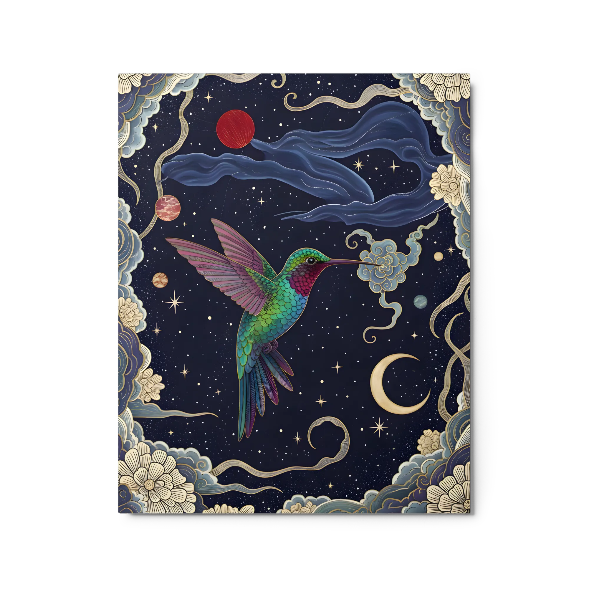 Celestial Hummingbird Flight