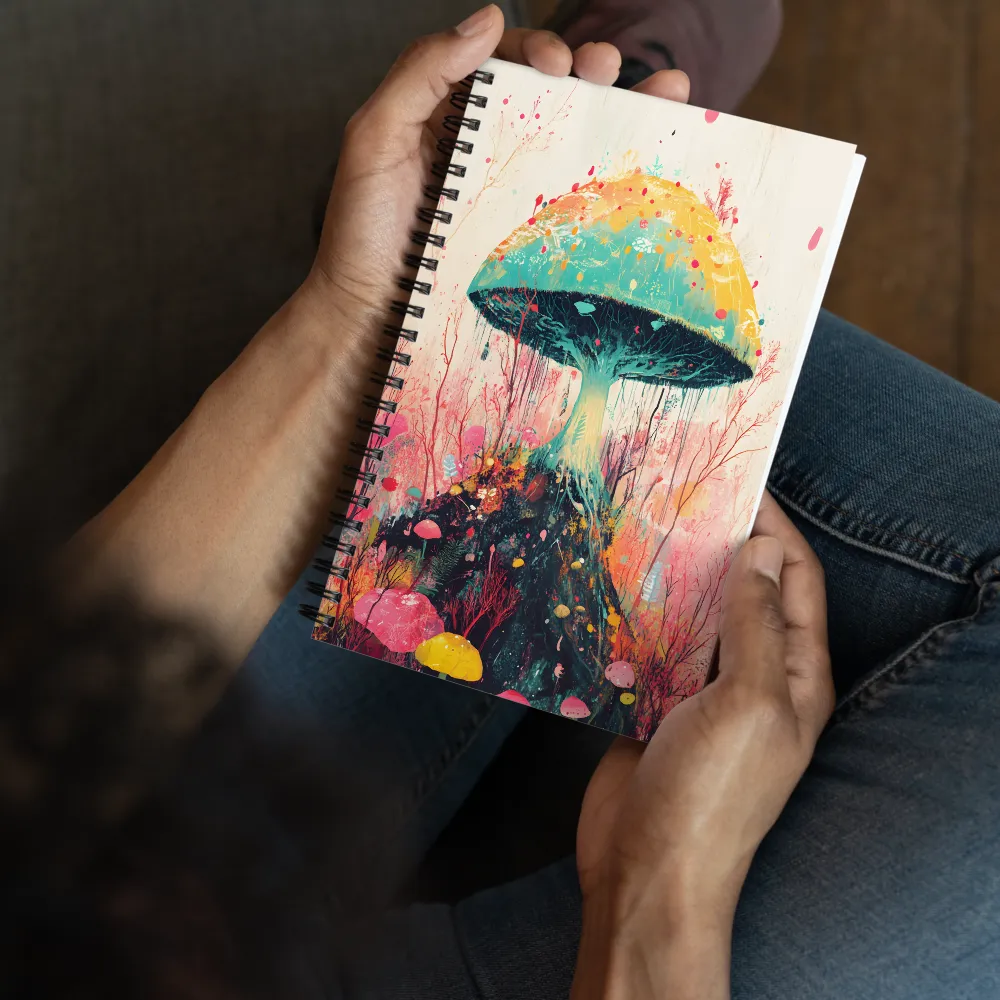 Enchanted Mushroom Forest 
 Spiral Notebook | 140 pages
