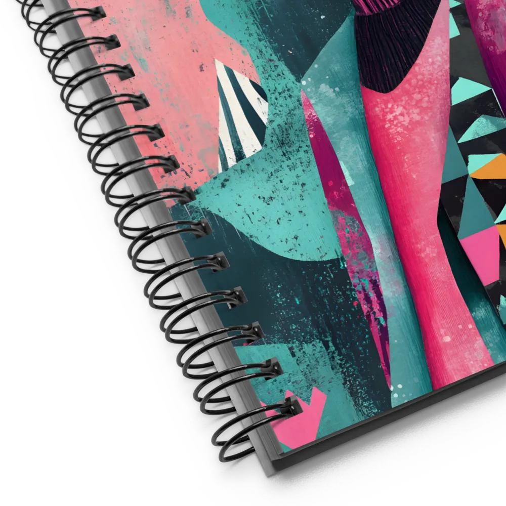 Serene Magenta Profile 
 Spiral Notebook | 140 pages