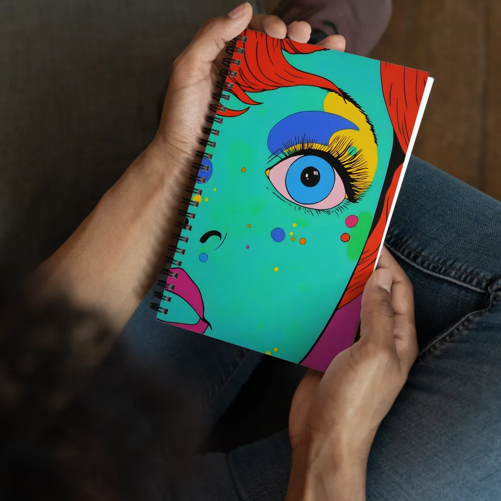 Vivid Gaze 
 Spiral Notebook | 140 pages