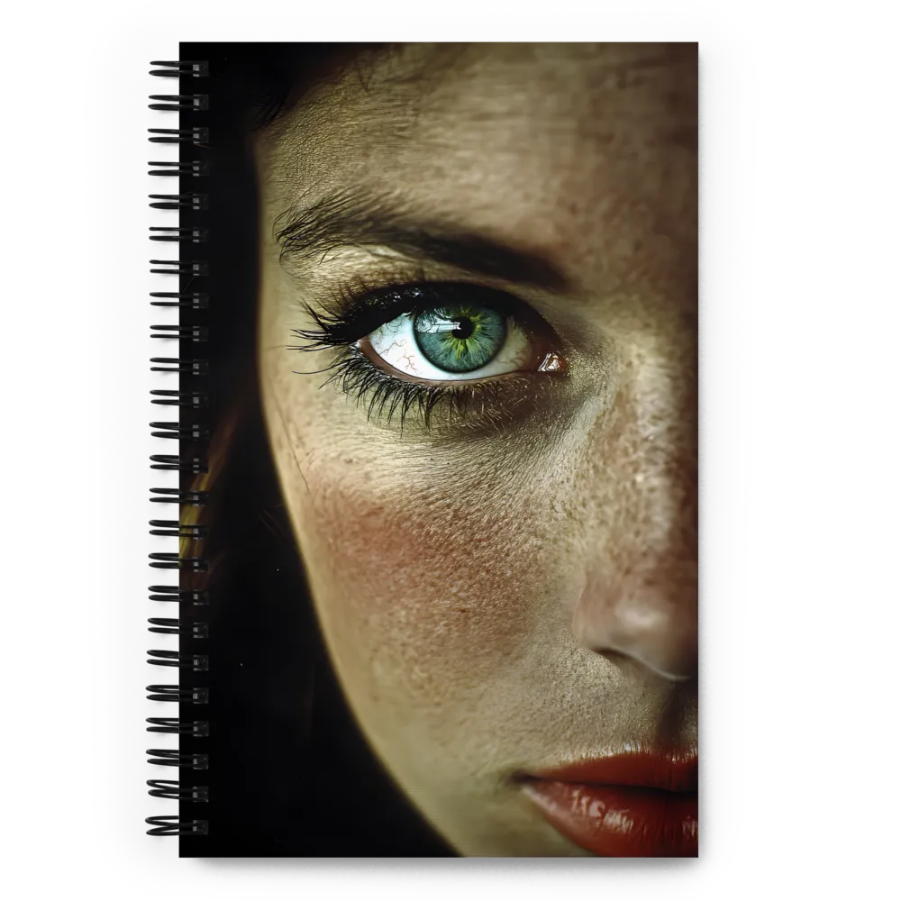 Intense Gaze 
 Spiral Notebook | 140 pages