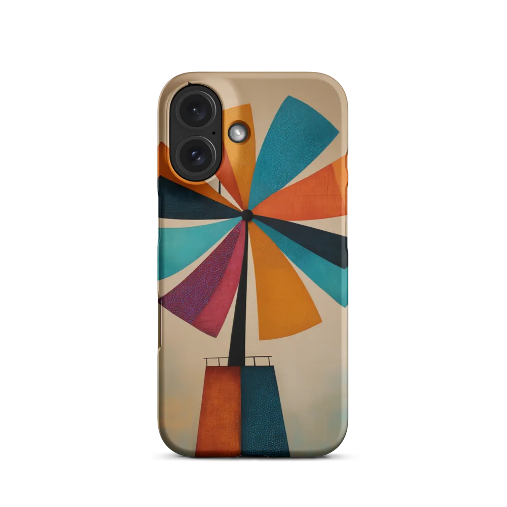 Geometric Windmill Collage | Phone Case