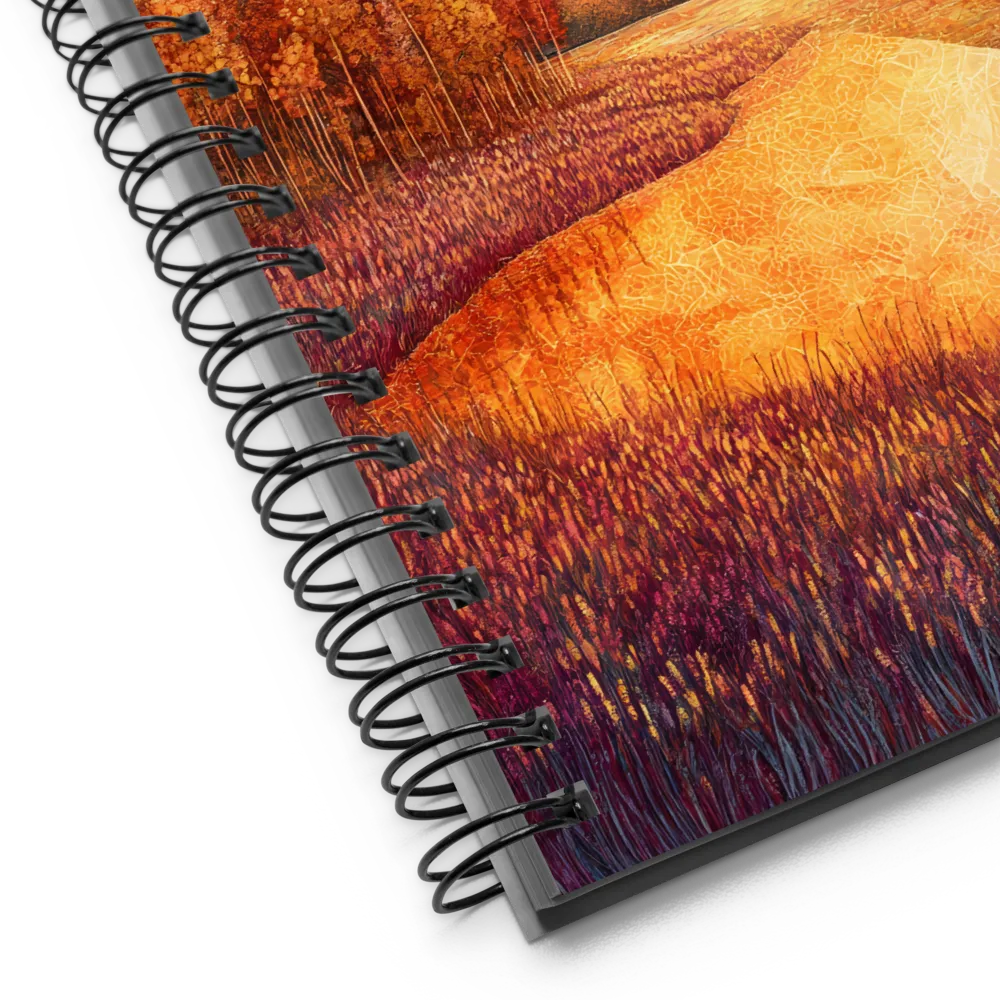 Golden Hour Peaks 
 Spiral Notebook | 140 pages