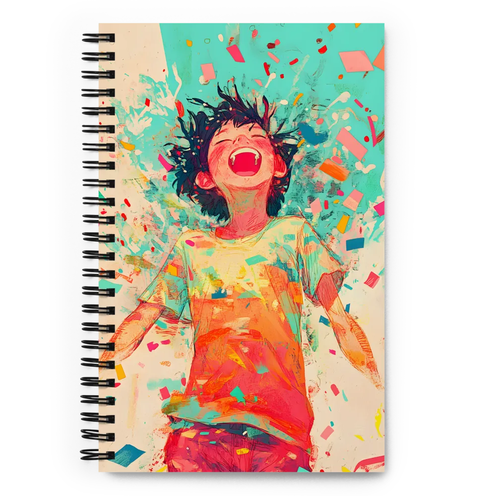 Exuberant Confetti Burst 
 Spiral Notebook | 140 pages