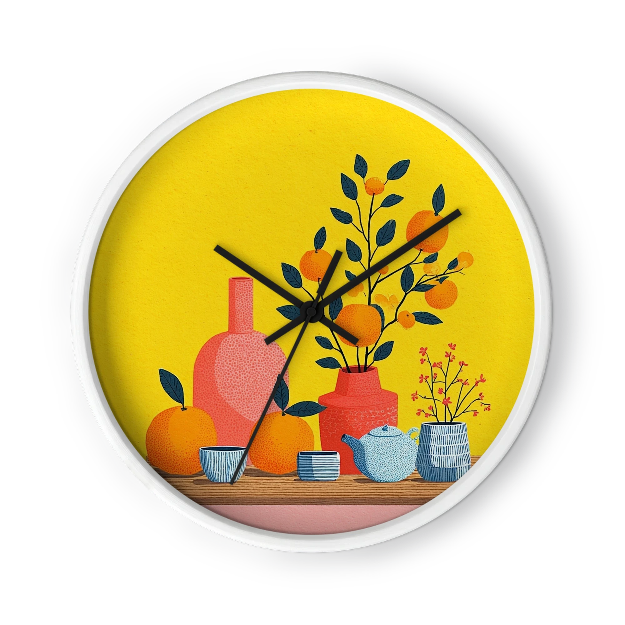 Citrus and Ceramics Still Life