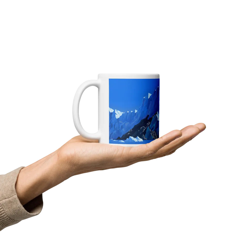 Blue Glacier 
 Mug with Red inside | 15 oz