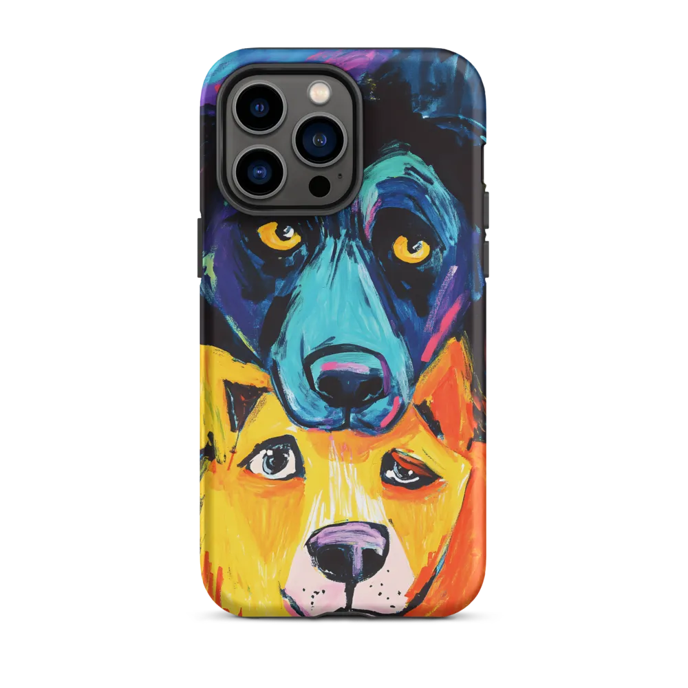Vibrant Dog Duo | Phone Case