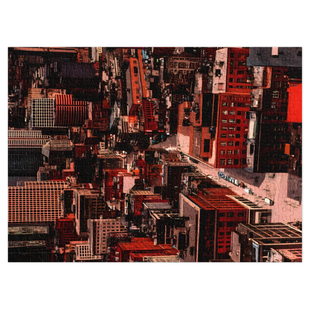 Urban Canvas 
 Jigsaw Puzzle in Tin Box