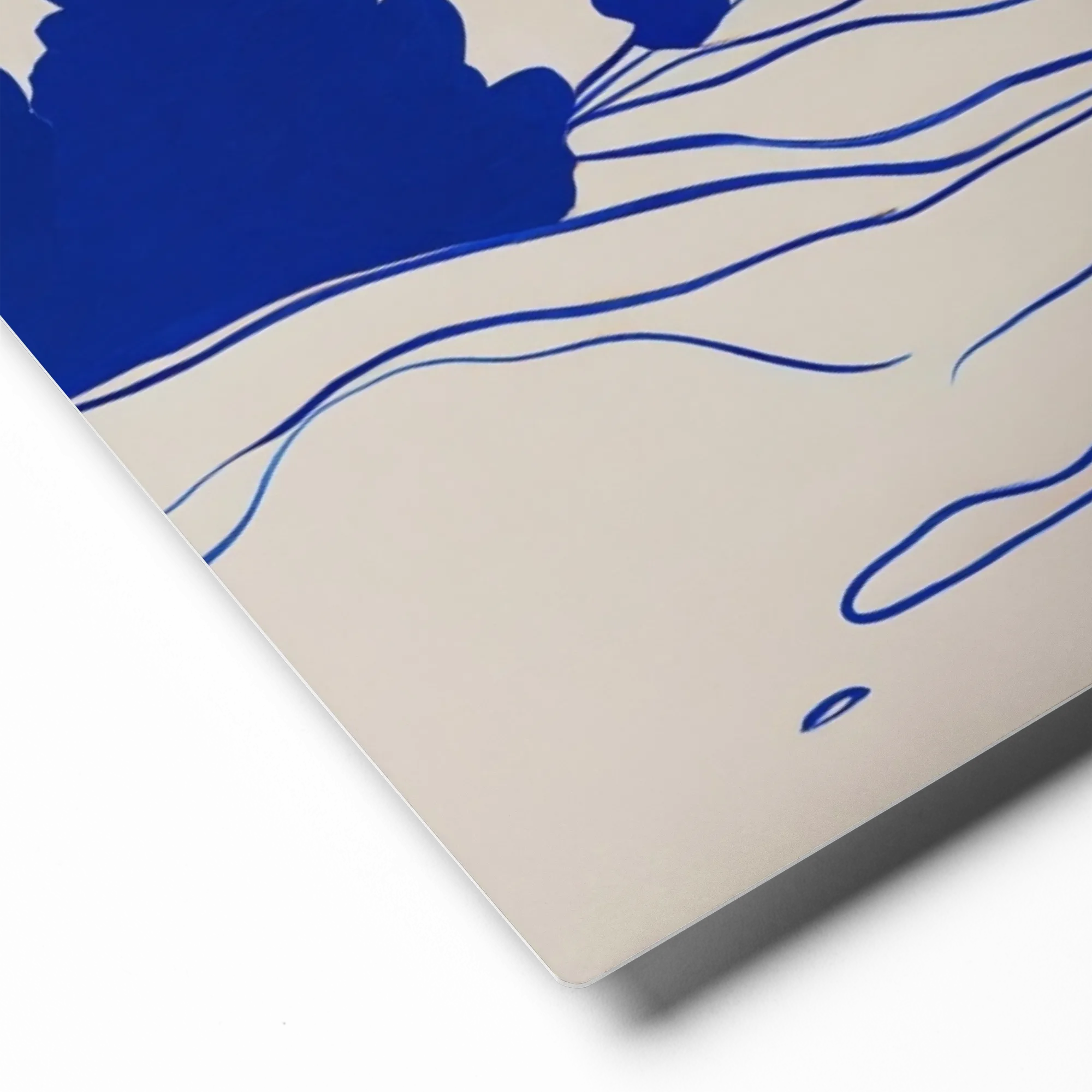 Blue Winter Solitude 
 Canvas | 8″x 8″