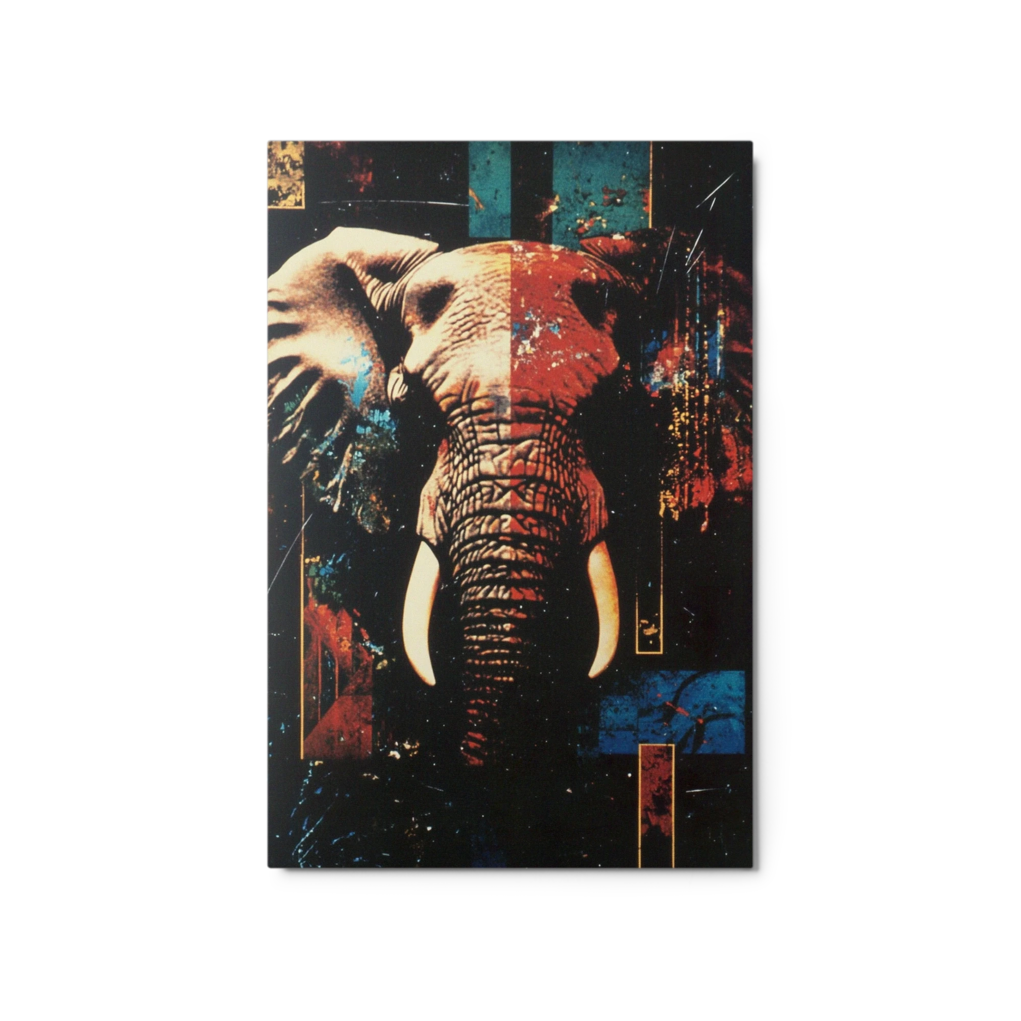 Abstract Elephant Art