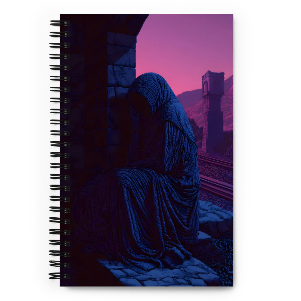 Solitude in Twilight Ruins 
 Spiral Notebook | 140 pages
