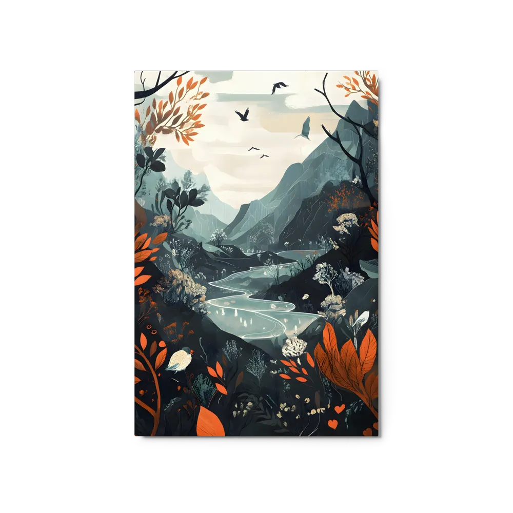 Stylized River Valley | Art Print