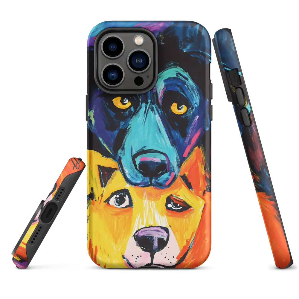 Vibrant Dog Duo | Phone Case