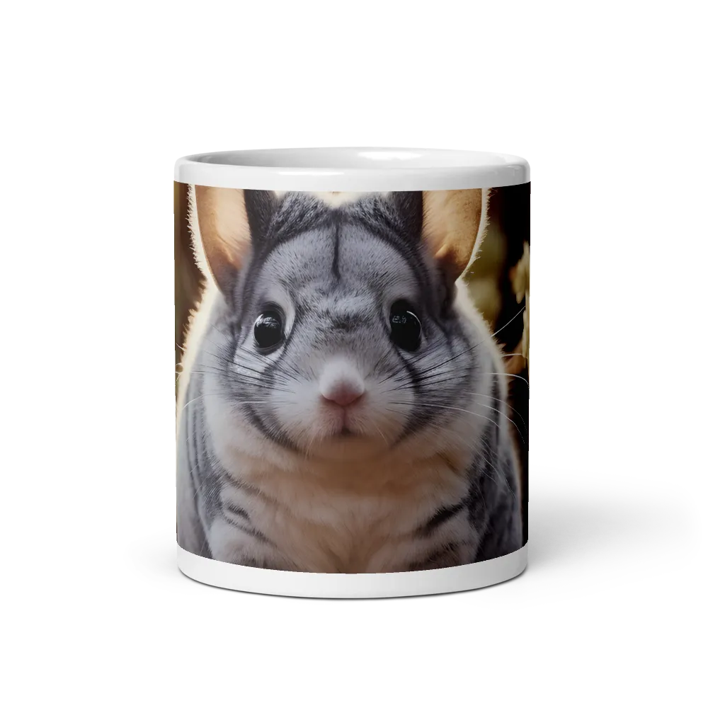 Curious Chinchilla in the Forest