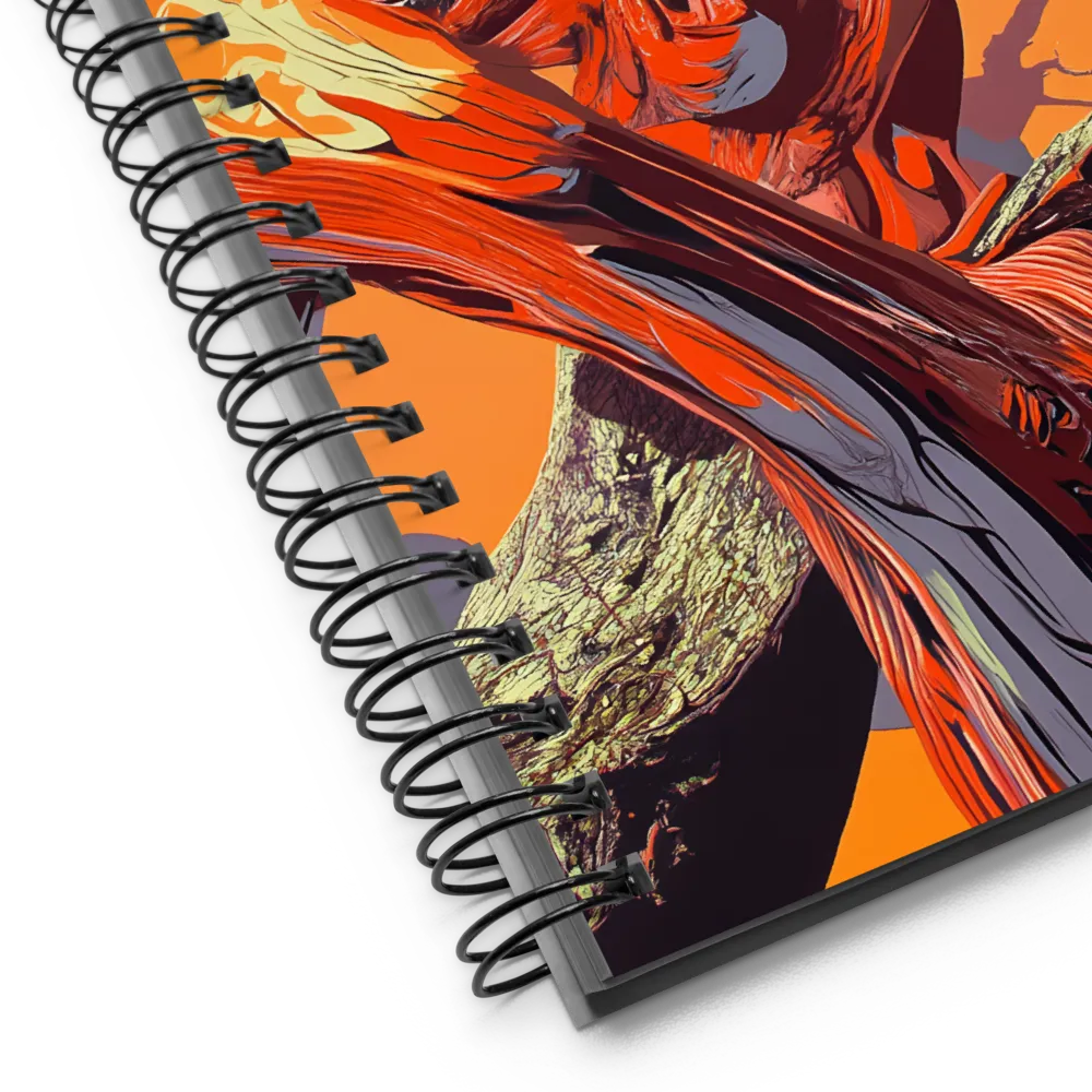 Tangled Ember Tree 
 Spiral Notebook | 140 pages
