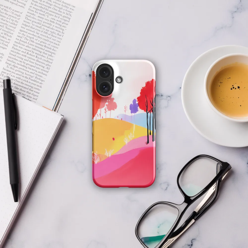 Colorful Abstract Landscape 
 iPhone 14 | Snap Case