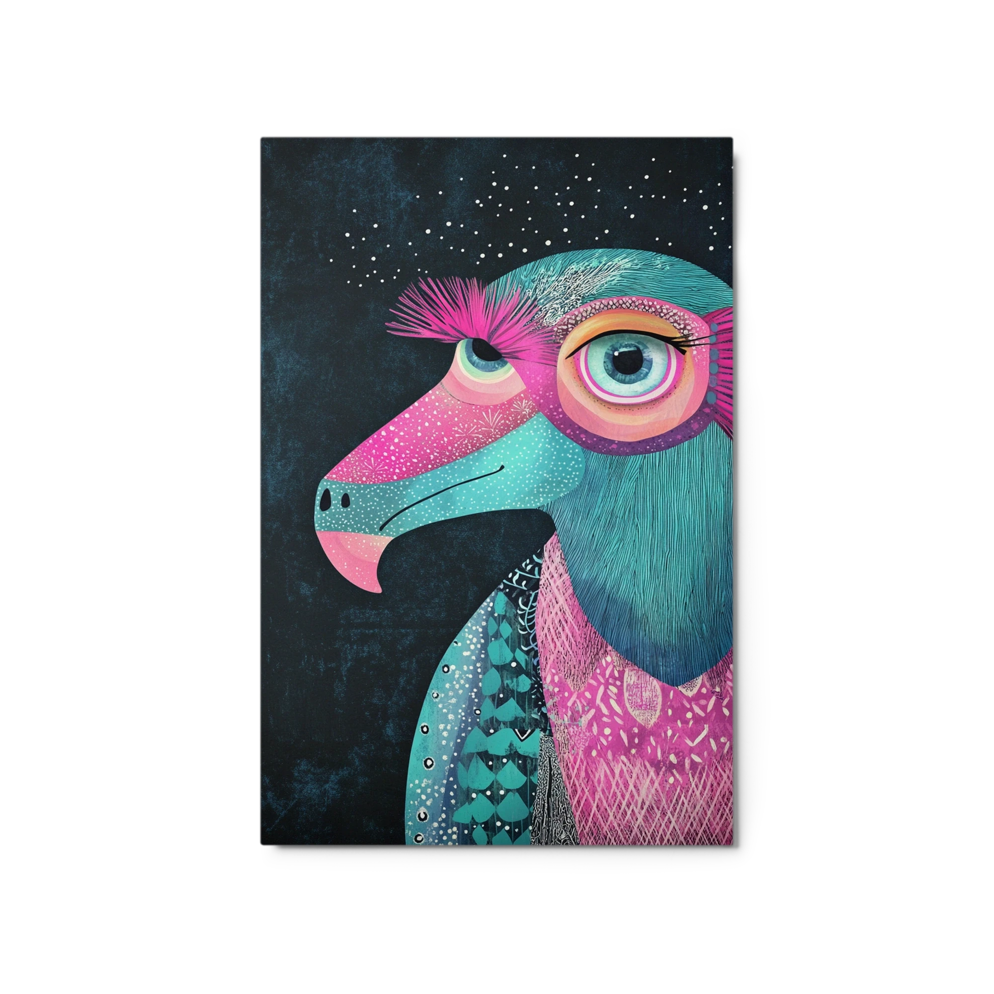Colorful Vulture Illustration