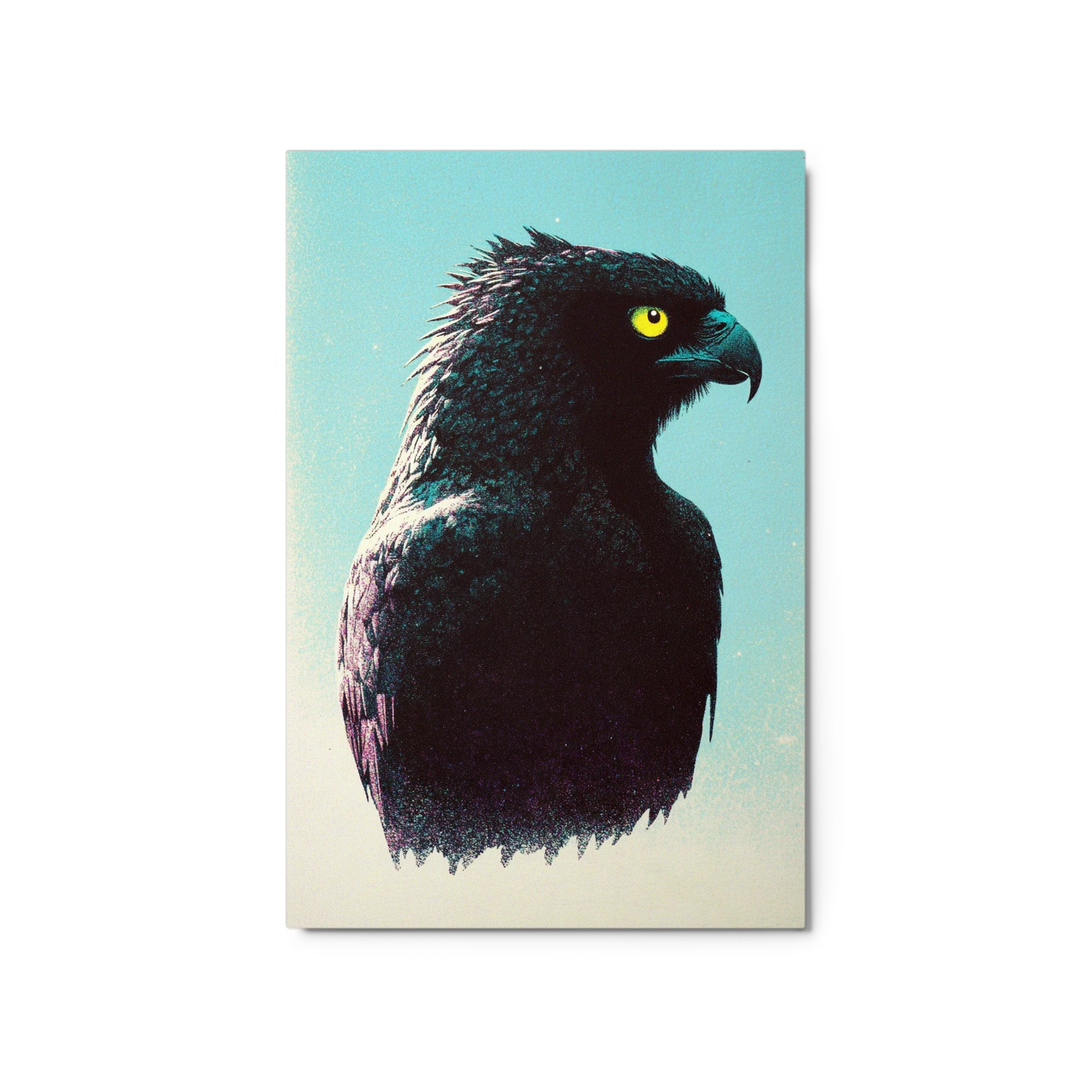 Stylized Hawk Digital Illustration