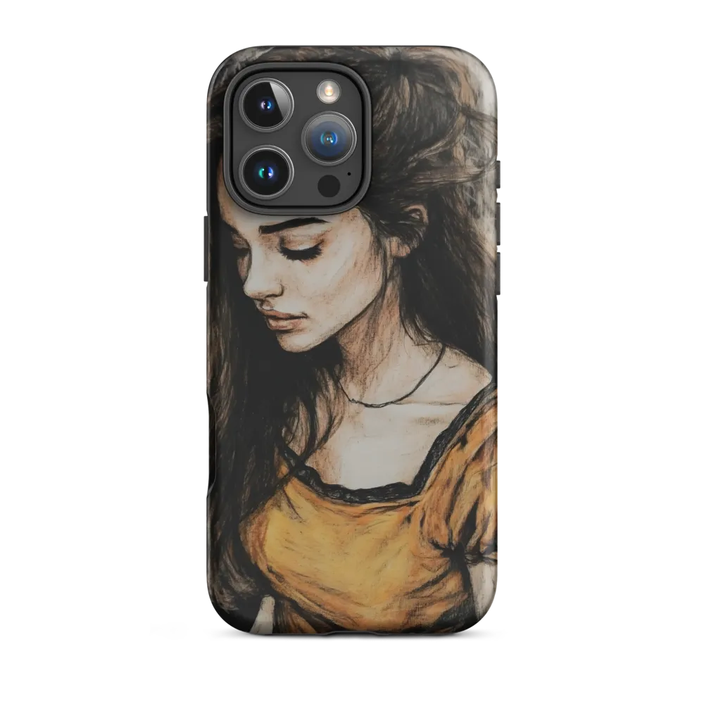 Realism Portrait of a Girl | Phone Case