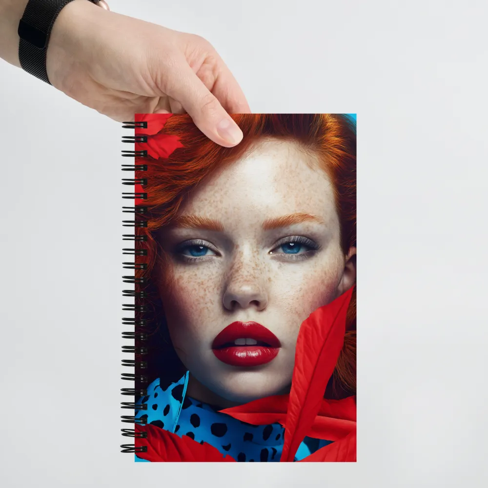 Fiery Gaze 
 Spiral Notebook | 140 pages