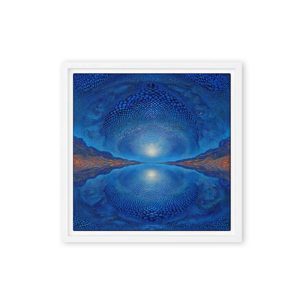 Luminous Blue Mirror