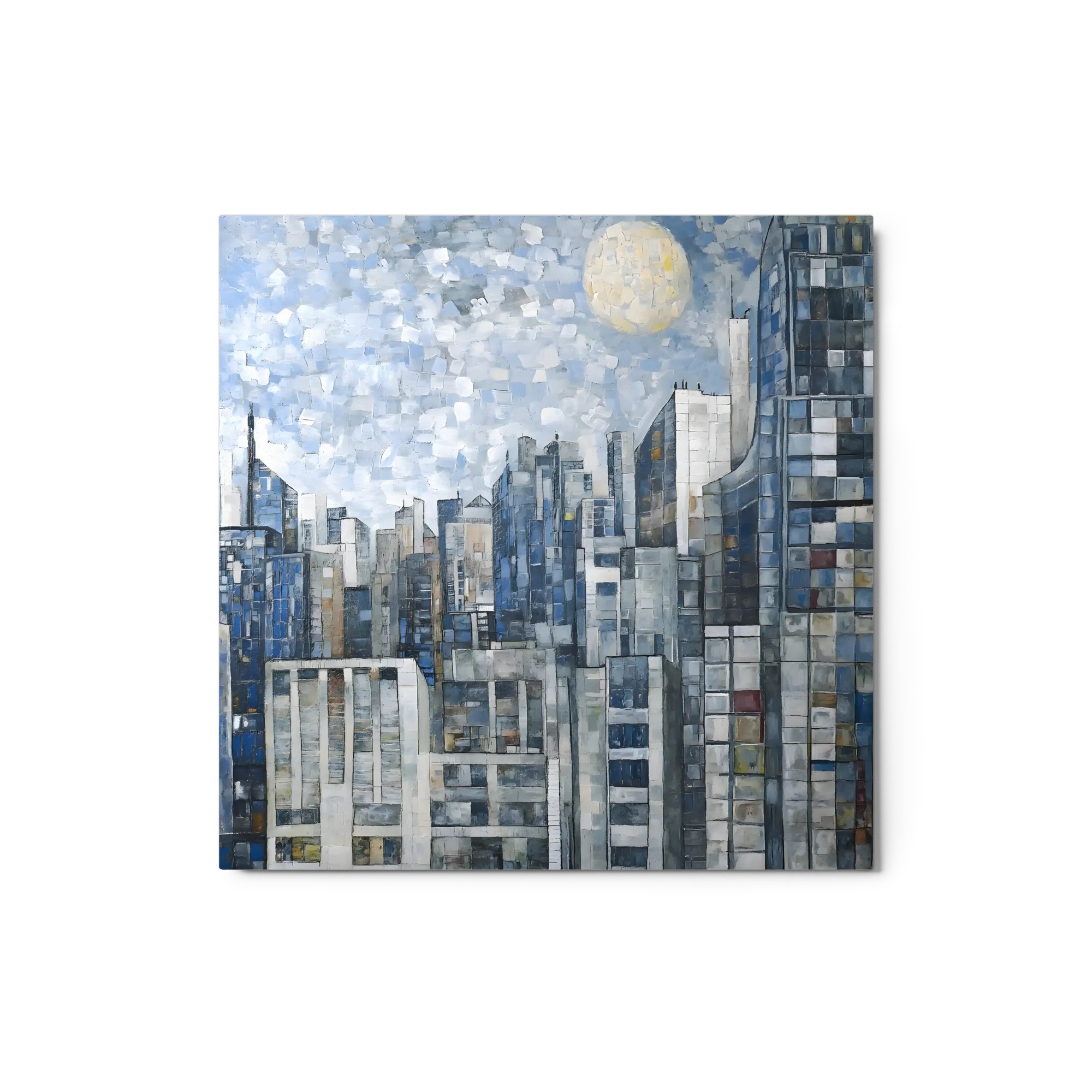 Moonlit Mosaic City