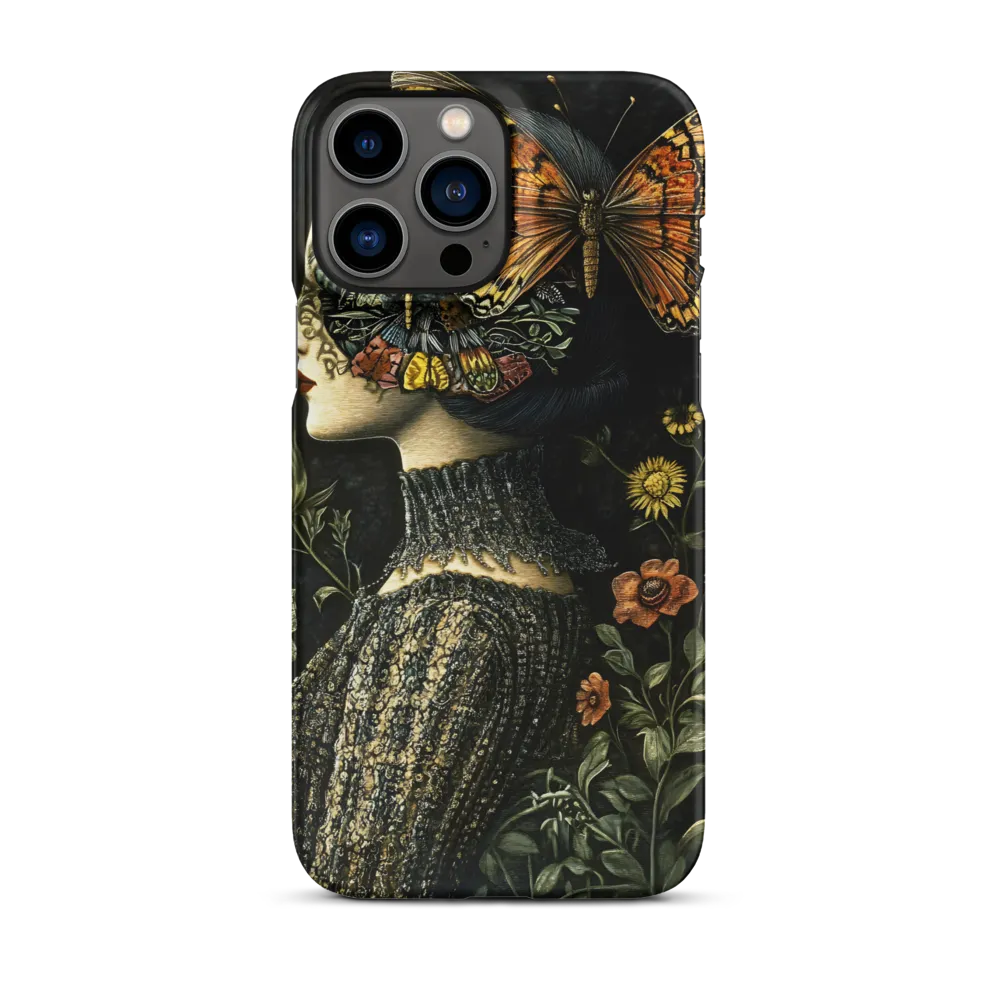 Woman with Butterfly Mask | Phone Case