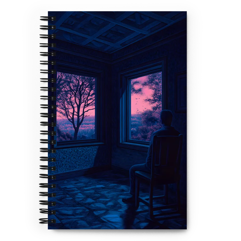The Melancholy View 
 Spiral Notebook | 140 pages