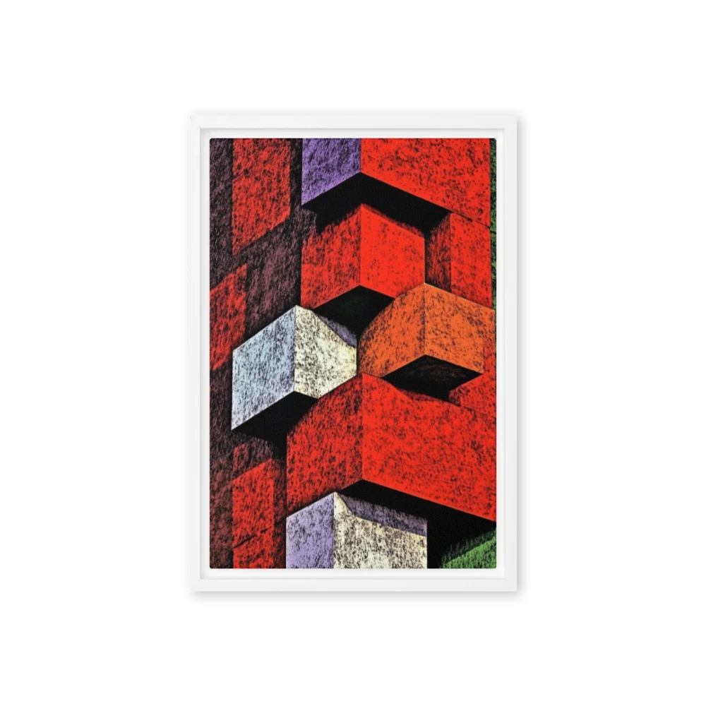 Abstract Digital Art of Geometric Shapes