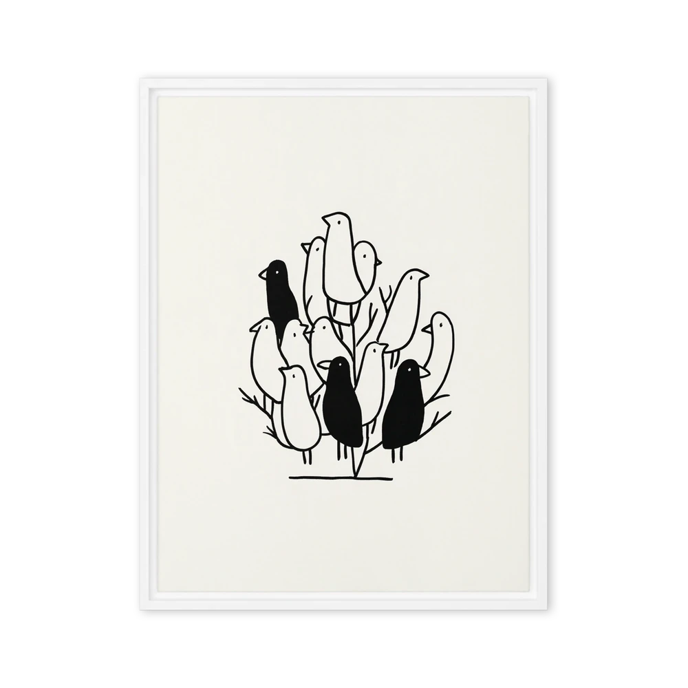 Birds on a Branch | Art Print