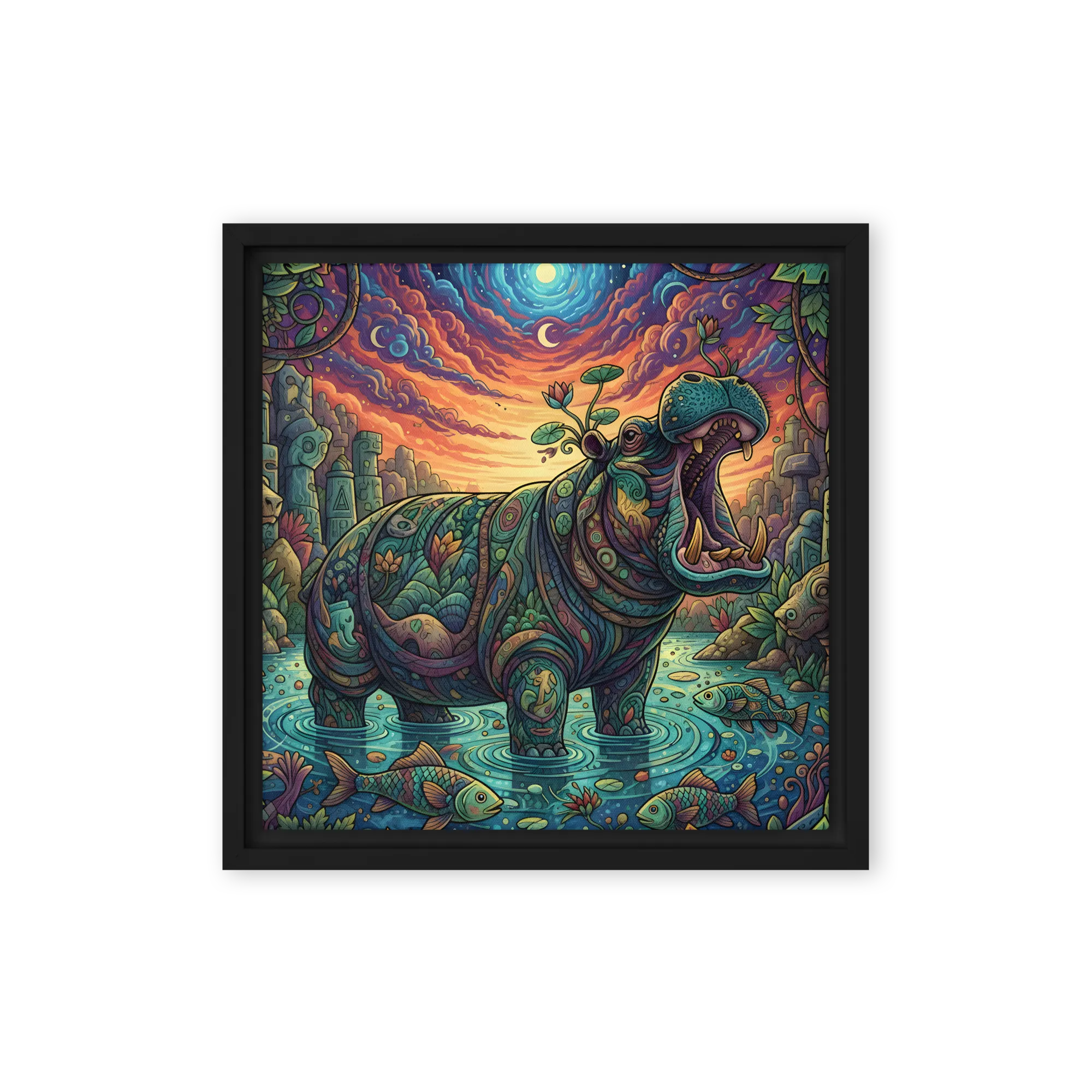 Psychedelic Hippo
