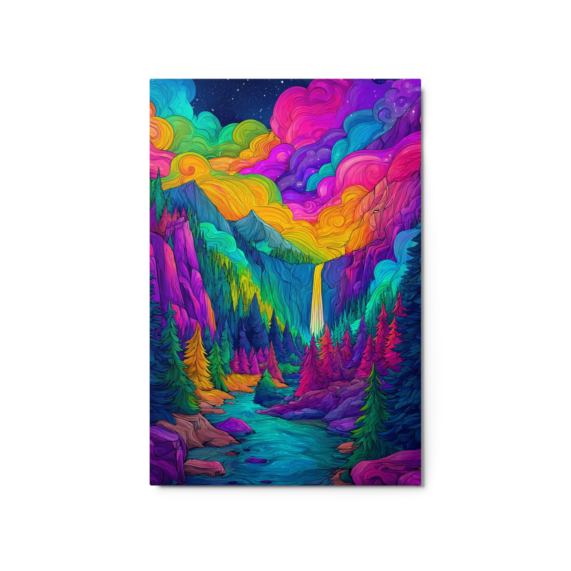 Swirling Contours, Celestial Skies — Electric contours