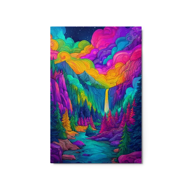 Chroma Cascade | Art Print