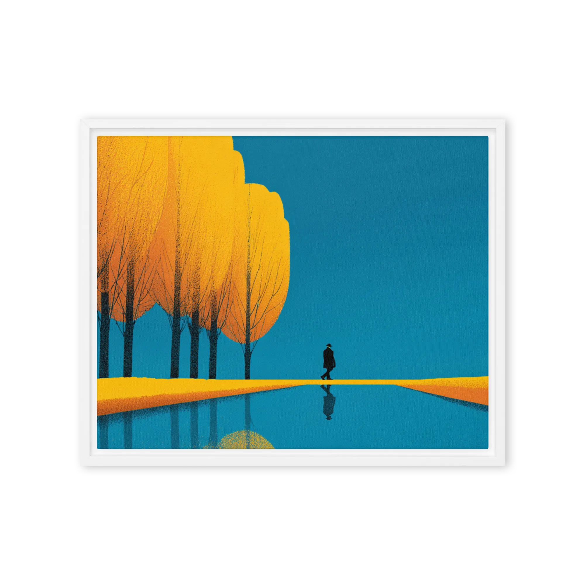 Autumn Solitude by the Water