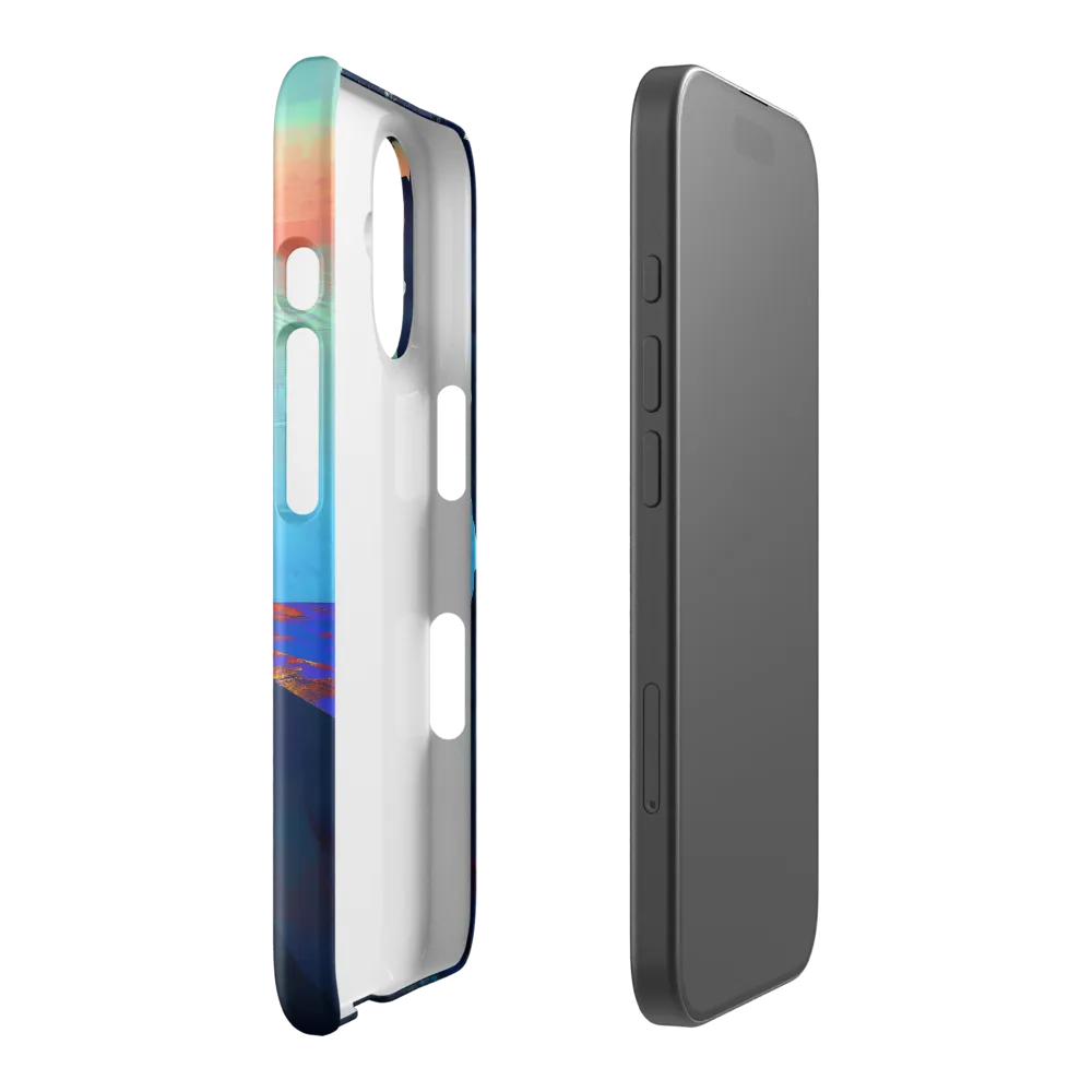 Solitary Figure, Surreal Waters 
 iPhone 12 mini | Tough Case