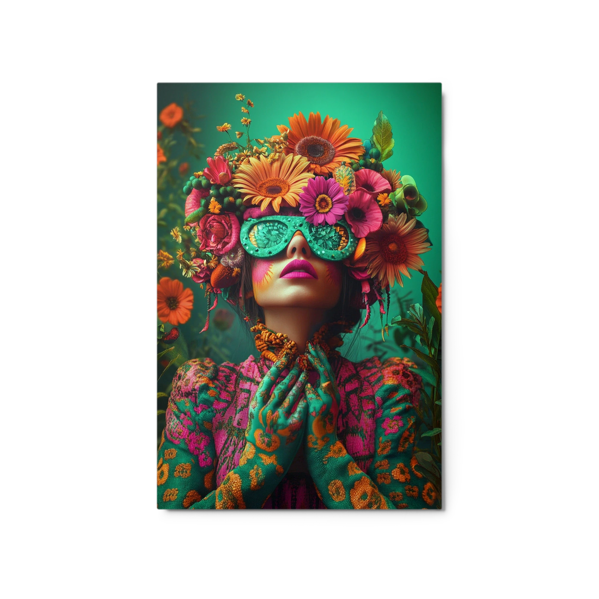 Surreal Floral Portrait of a Woman