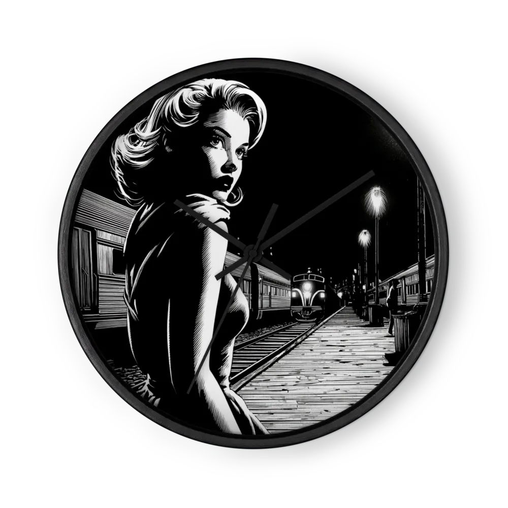 Midnight Departure | Wall Clock