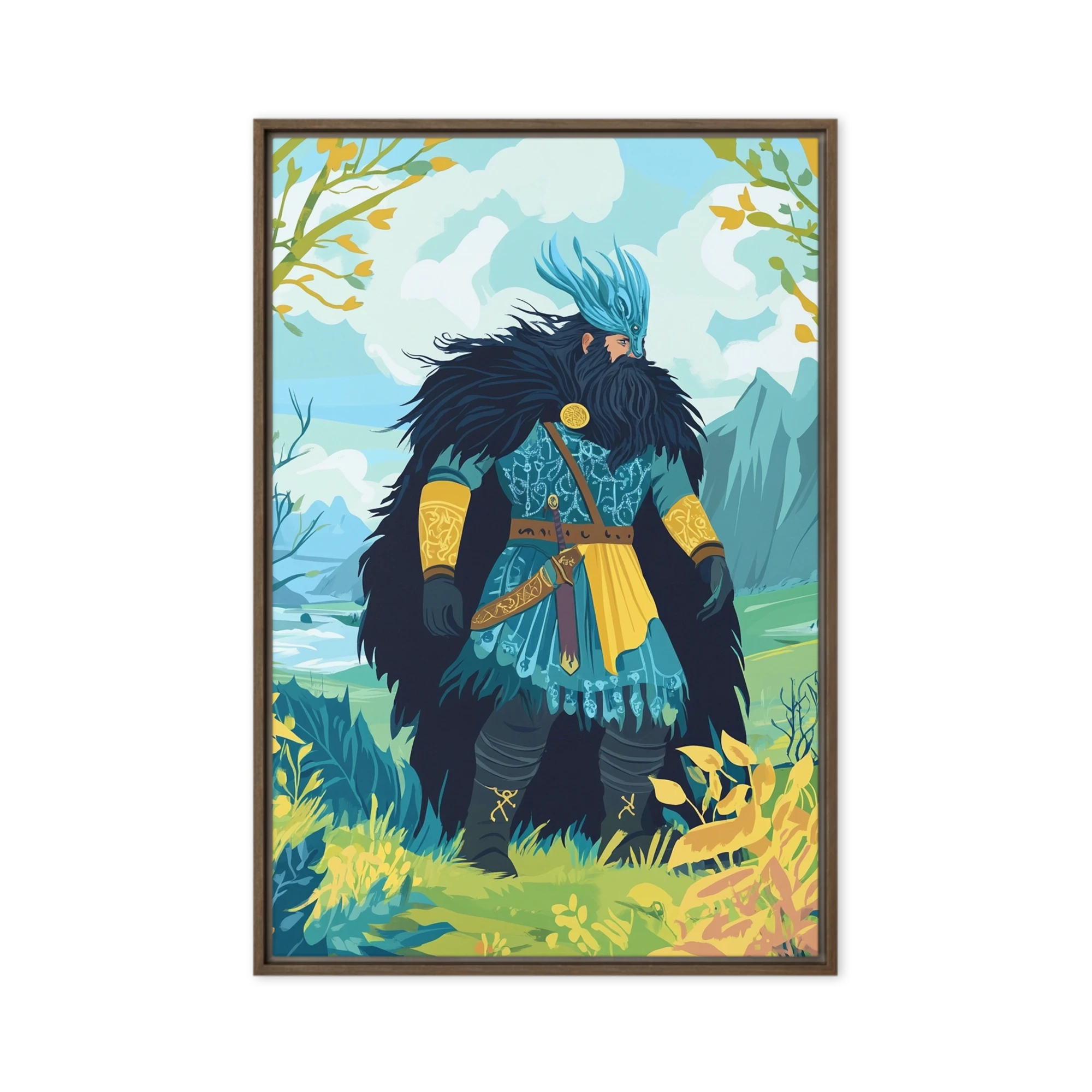 The Fjord Guardian | Art Print