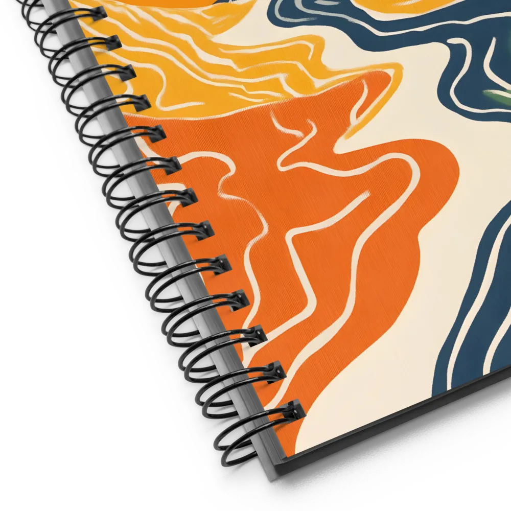 Flowing River Abstract 
 Spiral Notebook | 140 pages